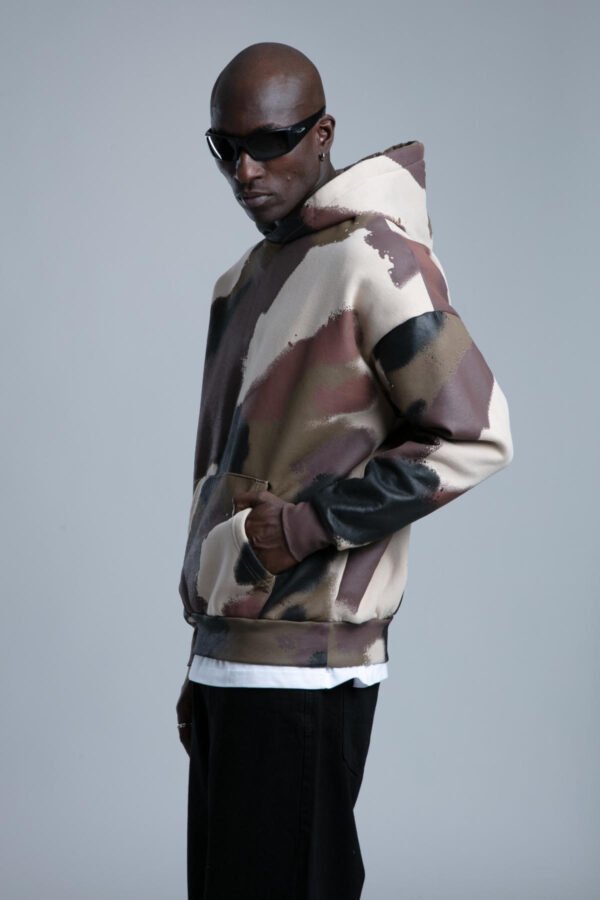 Abstract Camo Hoodie - Image 3