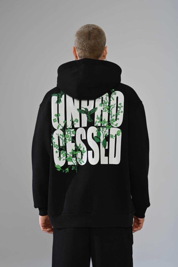 UNPROCESSED HOODIE - BLACK