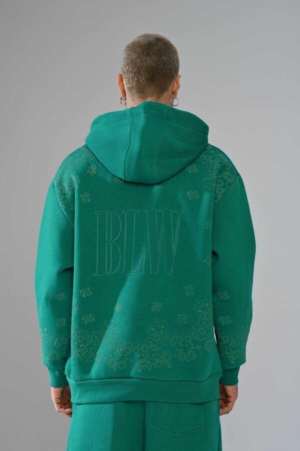 Green  Bandana hoodie