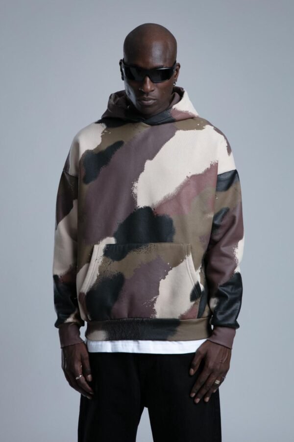 Abstract Camo Hoodie