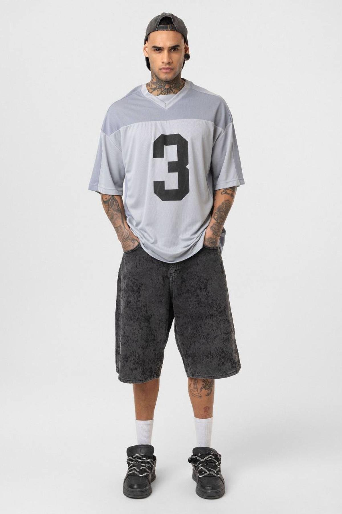 grey rogue down shoulder tee men's grey rogue down shoulder tee men's