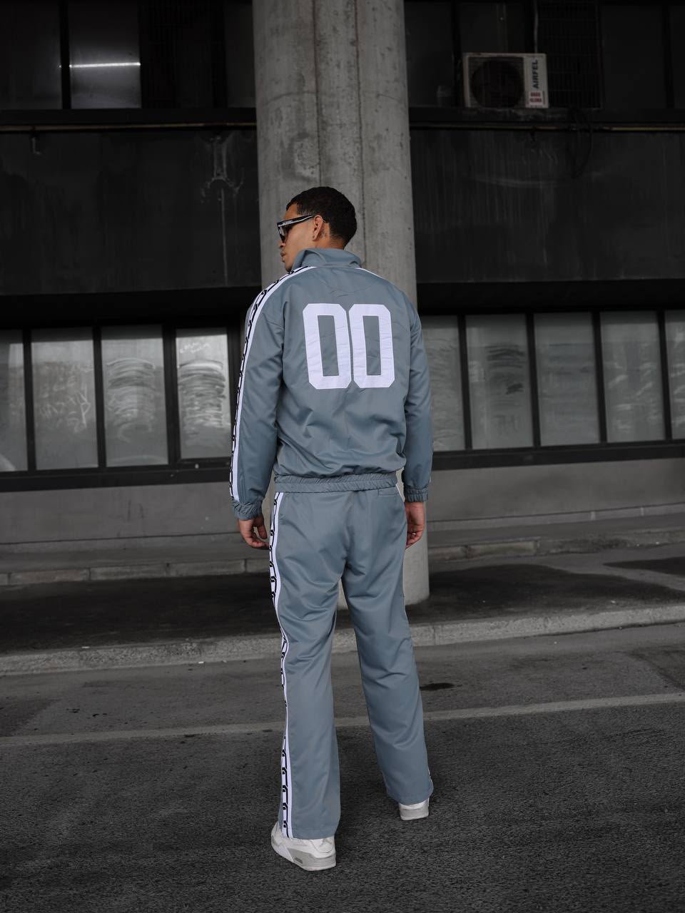 chainline 00 premium tracksuit set – steel grey chainline 00 premium tracksuit set – steel grey