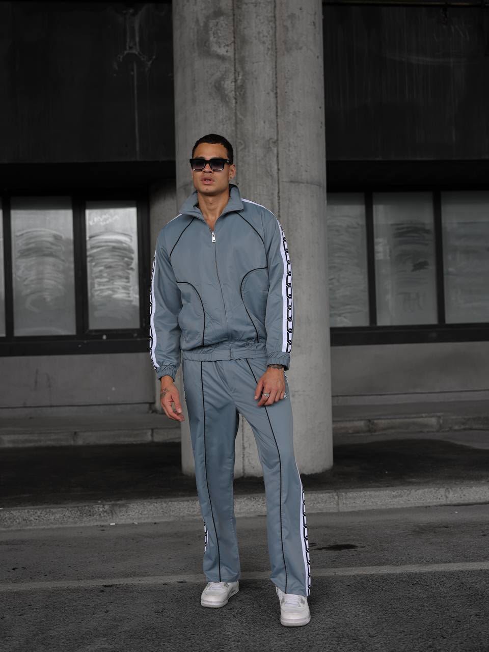 chainline 00 premium tracksuit set – steel grey chainline 00 premium tracksuit set – steel grey